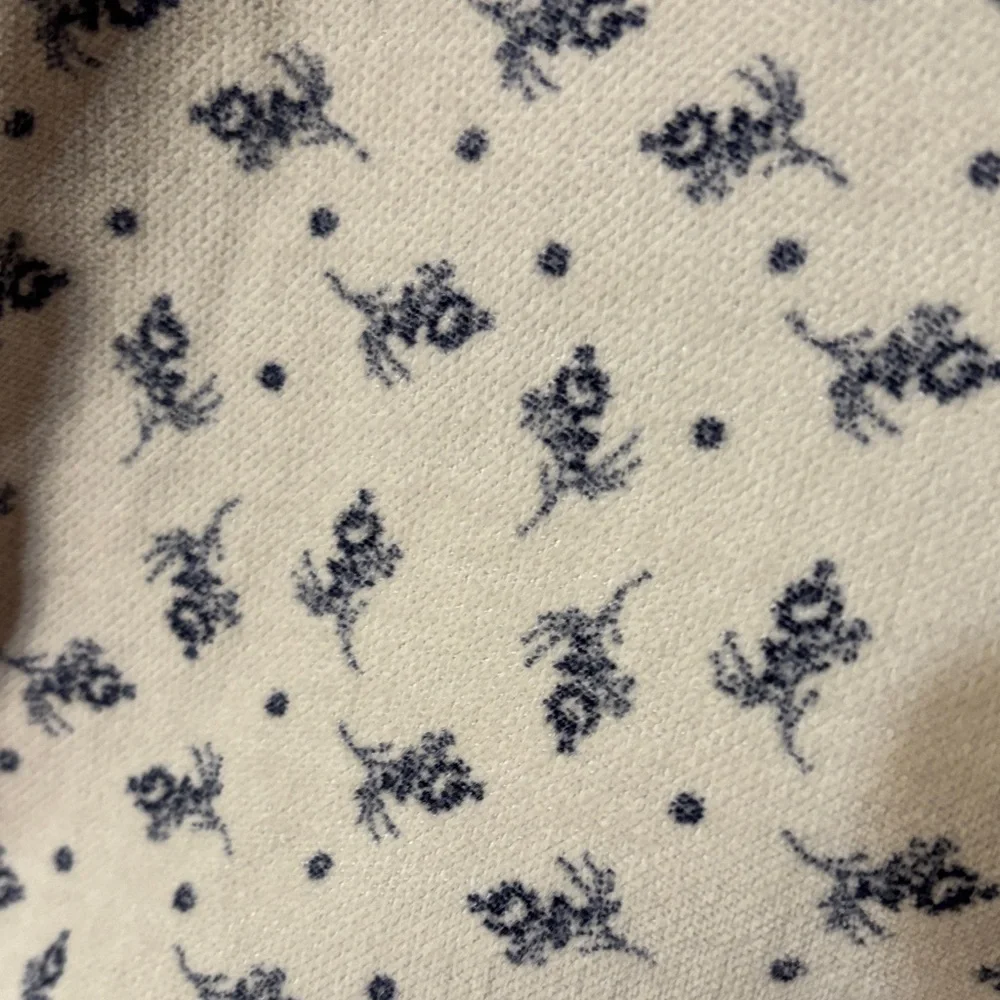 BDG Floral Velveteen Flare Pants Size 28 - Picture 5 of 7